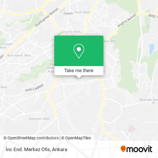 İnc End. Merkez Ofis map