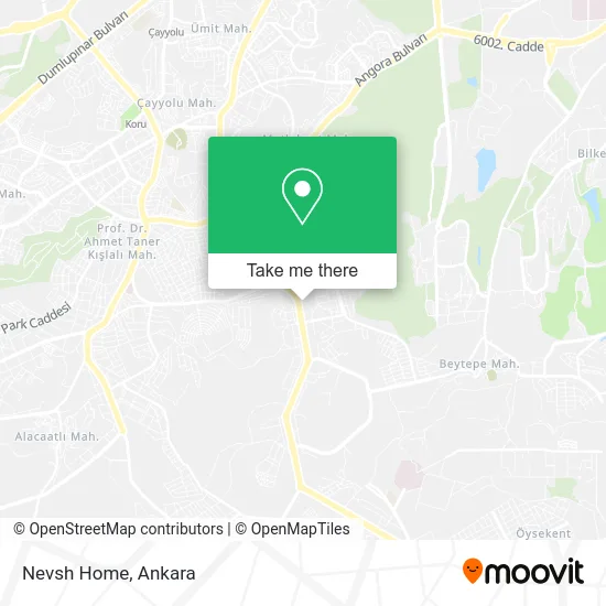 Nevsh Home map