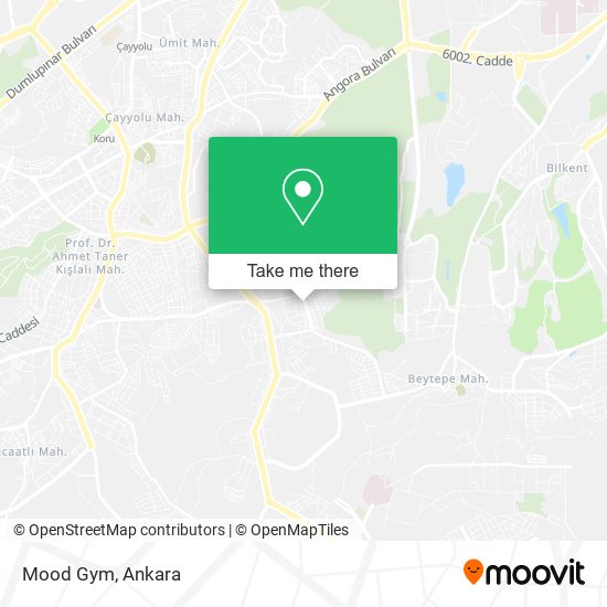 Mood Gym map