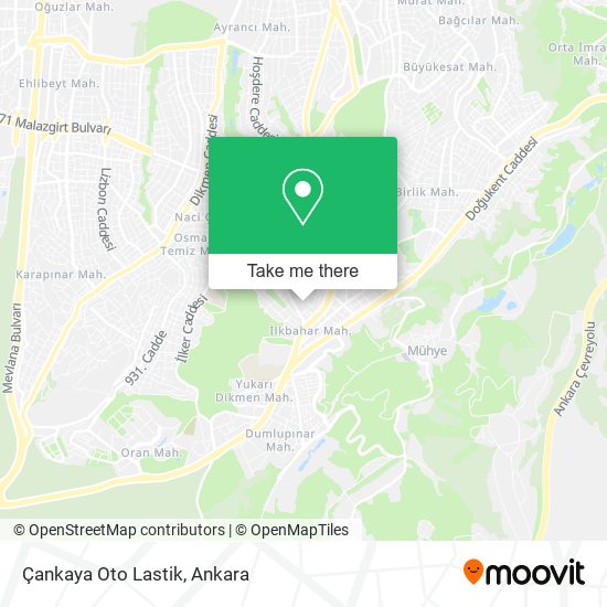 Çankaya Oto Lastik map