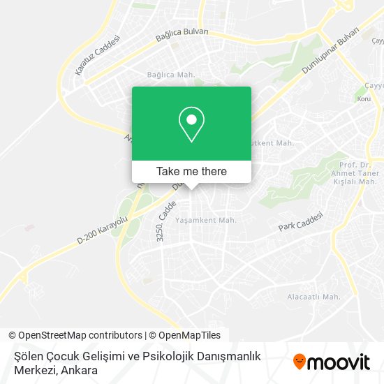 Şölen Çocuk Gelişimi ve Psikolojik Danışmanlık Merkezi map