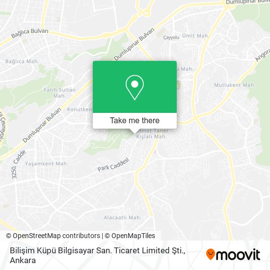 Bilişim Küpü Bilgisayar San. Ticaret Limited Şti. map