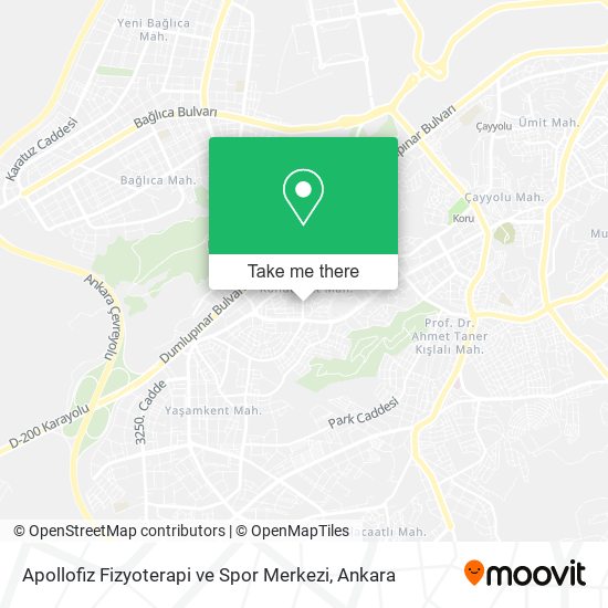 Apollofiz Fizyoterapi ve Spor Merkezi map