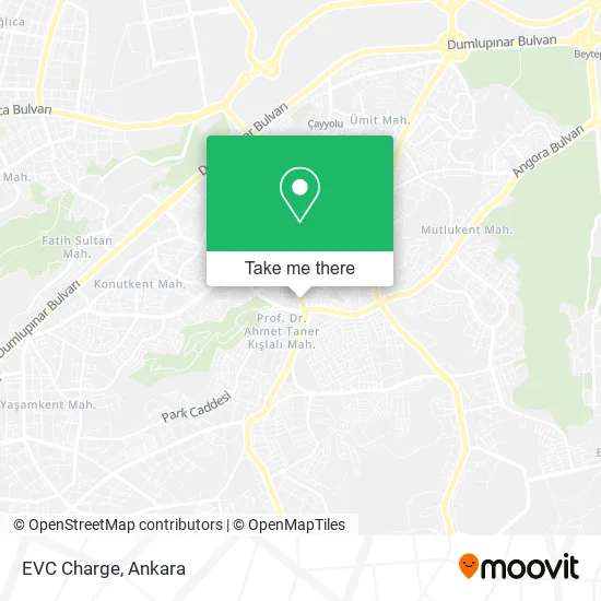 EVC Charge map