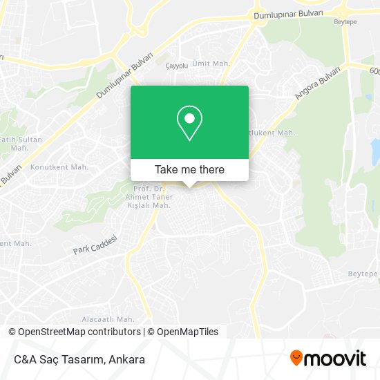 C&A Saç Tasarım map