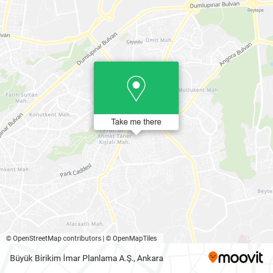 Büyük Birikim İmar Planlama A.Ş. map