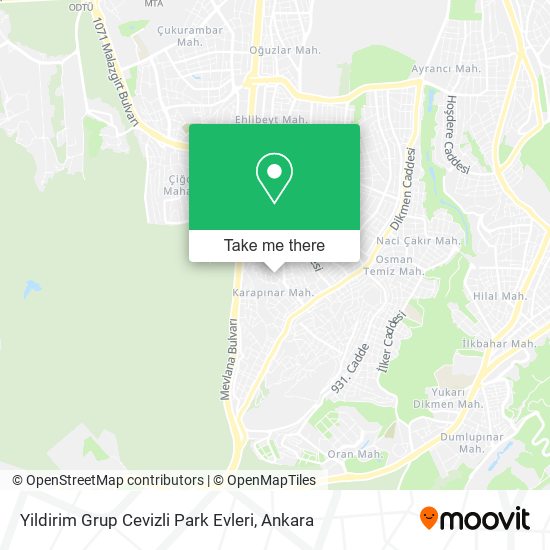 Yildirim Grup Cevizli Park Evleri map