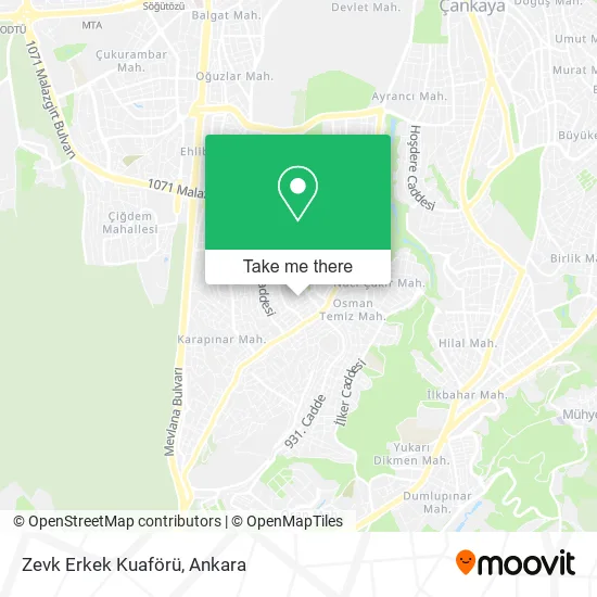 Zevk Erkek Kuaförü map