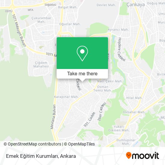 Emek Eğitim Kurumları map