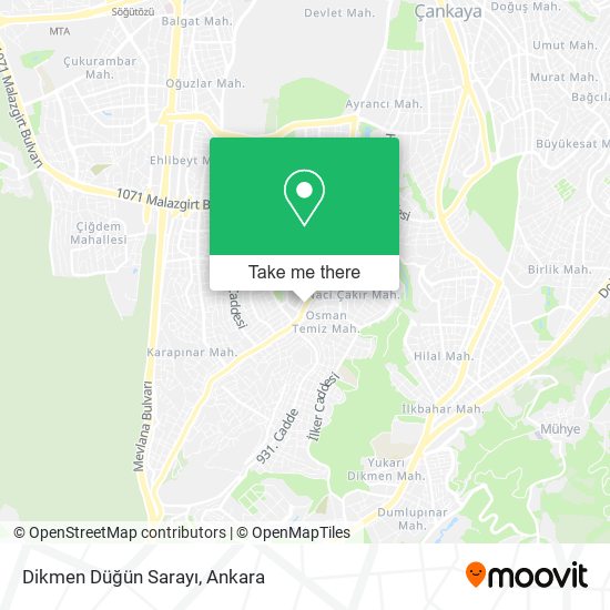 Dikmen Düğün Sarayı map