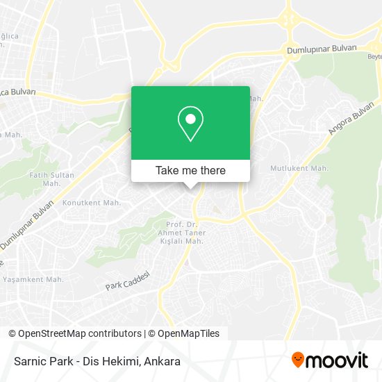 Sarnic Park - Dis Hekimi map