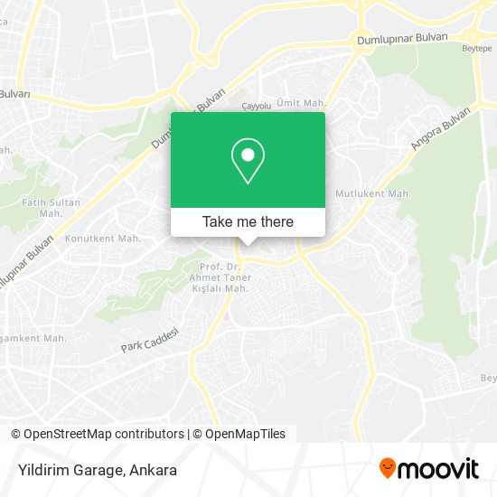 Yildirim Garage map