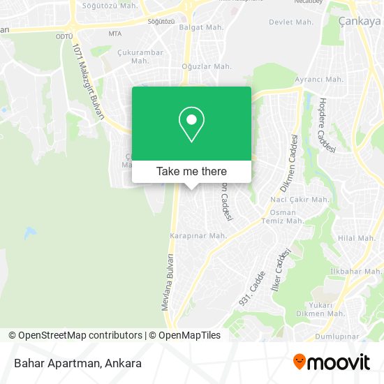 Bahar Apartman map