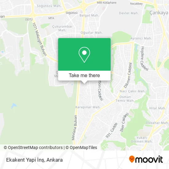 Ekakent Yapi İnş map