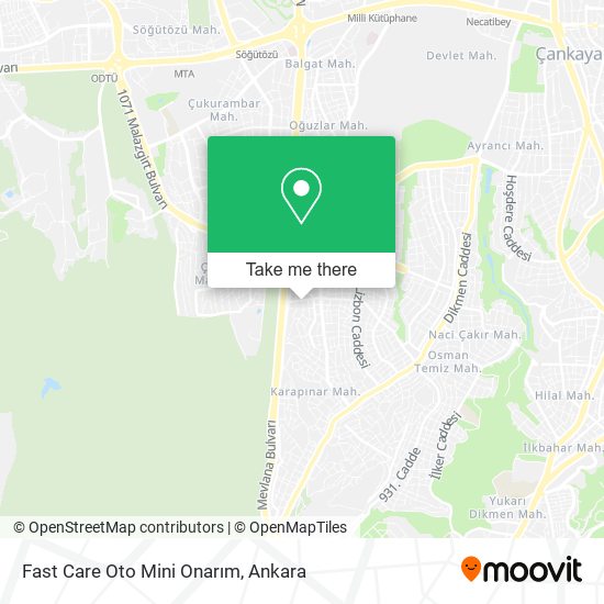 Fast Care Oto Mini Onarım map