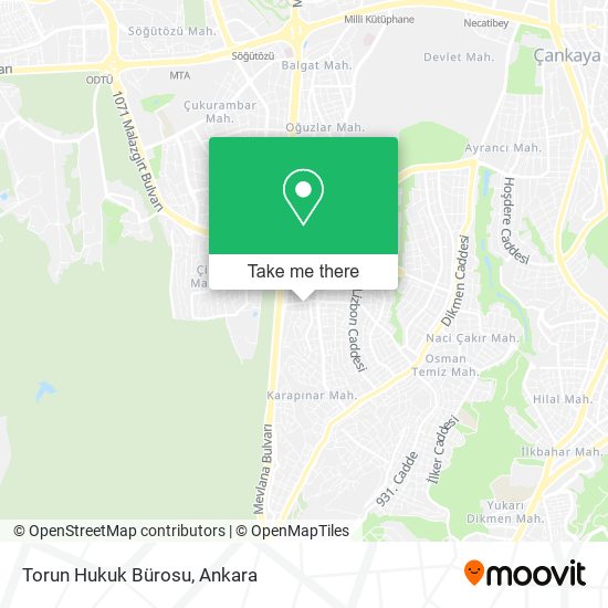 Torun Hukuk Bürosu map
