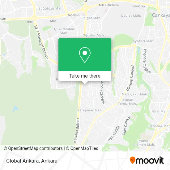 Global Ankara map