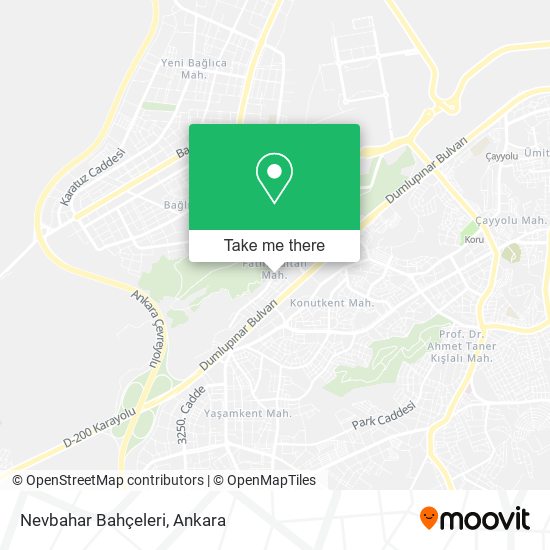 Nevbahar Bahçeleri map