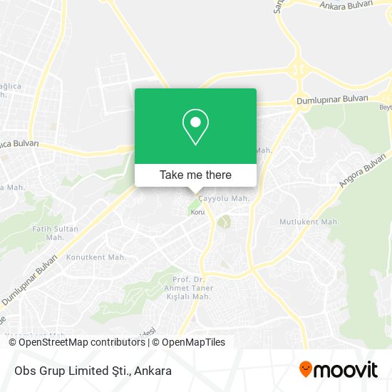 Obs Grup Limited Şti. map