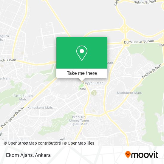 Ekom Ajans map