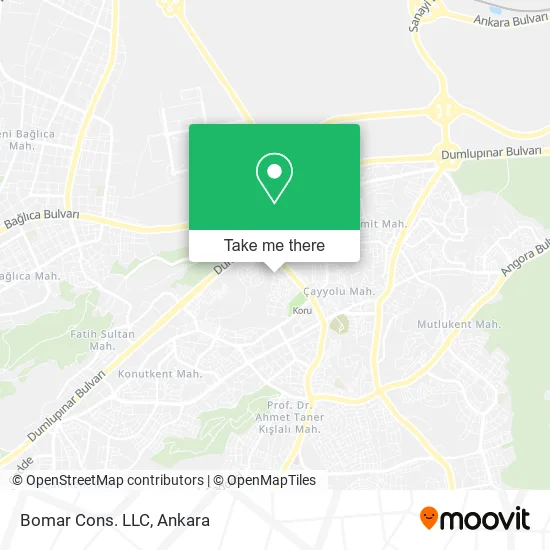 Bomar Cons. LLC map
