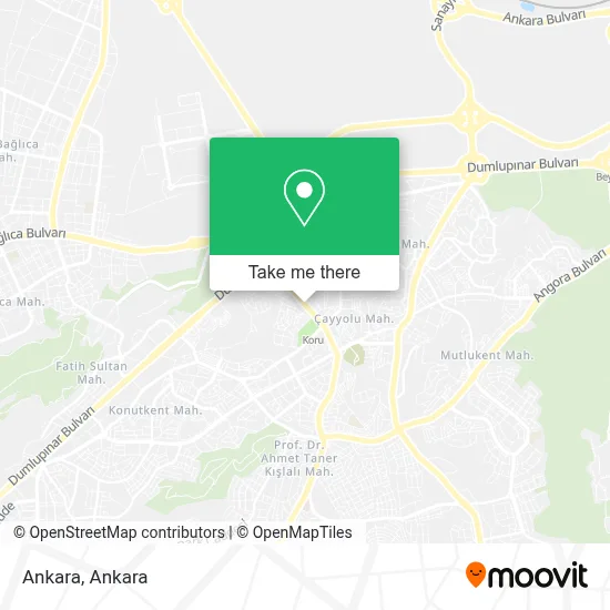Ankara map