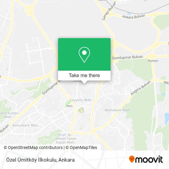 Özel Ümitköy İlkokulu map