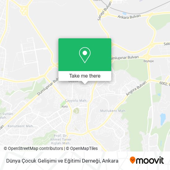 Dünya Çocuk Gelişimi ve Eğitimi Derneği map