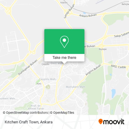 Kıtchen Craft Town map