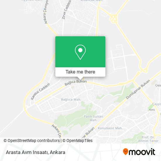 Arasta Avm Insaatı map