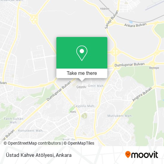 Üstad Kahve Atölyesi map