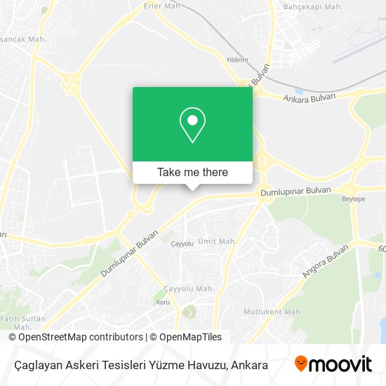 Çaglayan Askeri Tesisleri Yüzme Havuzu map