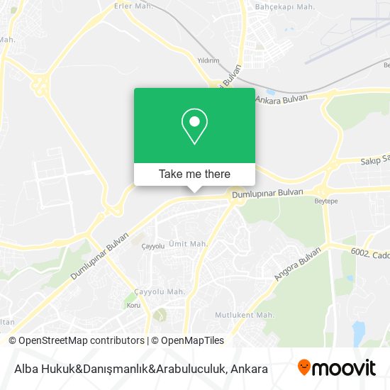 Alba Hukuk&Danışmanlık&Arabuluculuk map