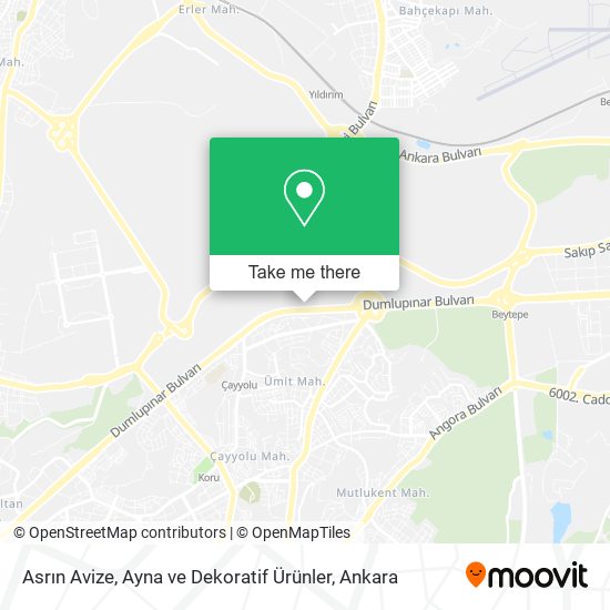 Asrın Avize, Ayna ve Dekoratif Ürünler map