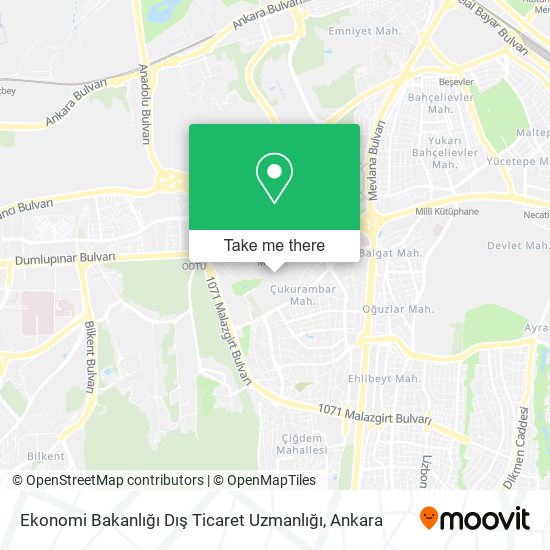 Ekonomi Bakanlığı Dış Ticaret Uzmanlığı map