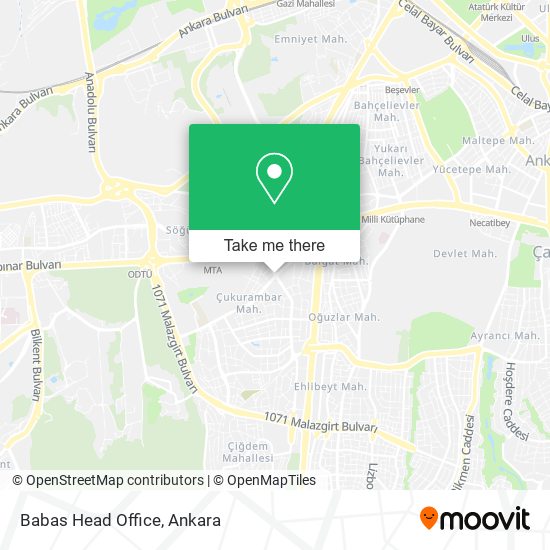 Babas Head Office map