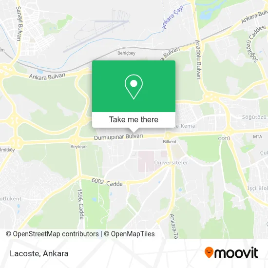 Lacoste map