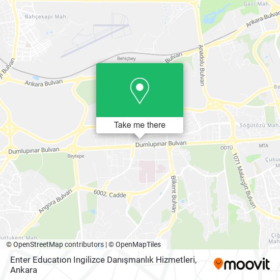 Enter Educatıon Ingilizce Danışmanlık Hizmetleri map