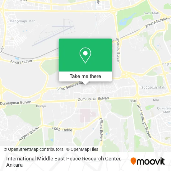 İnternational Middle East Peace Research Center map