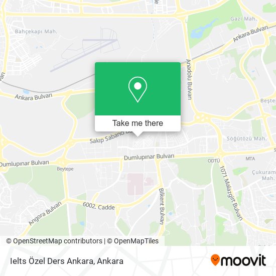 Ielts Özel Ders Ankara map
