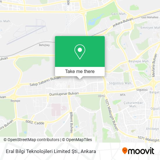 Eral Bilgi Teknolojileri Limited Şti. map