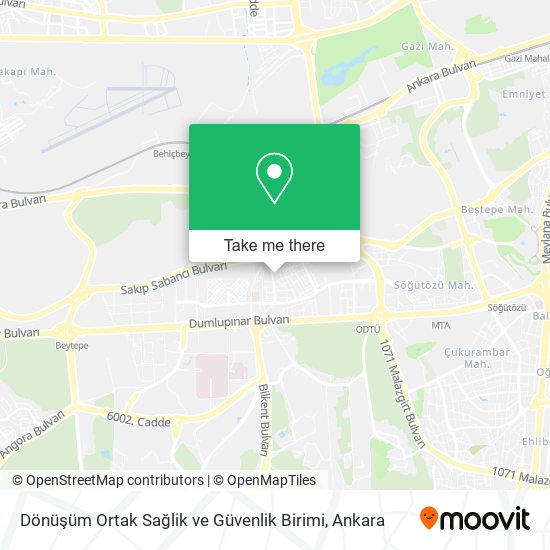 Dönüşüm Ortak Sağlik ve Güvenlik Birimi map