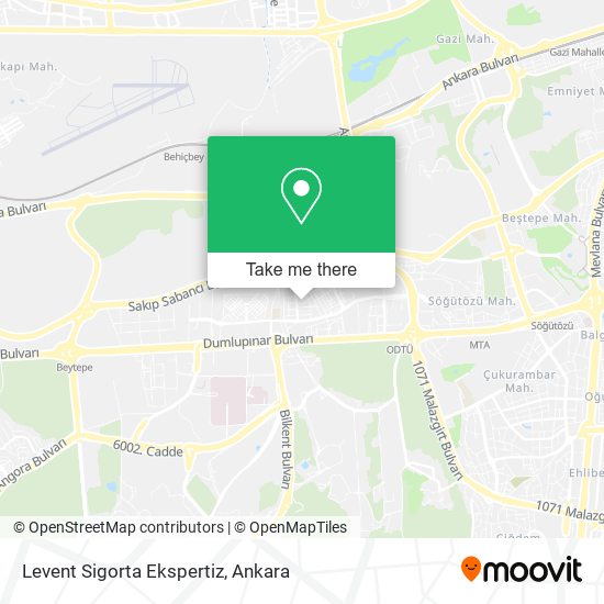Levent Sigorta Ekspertiz map