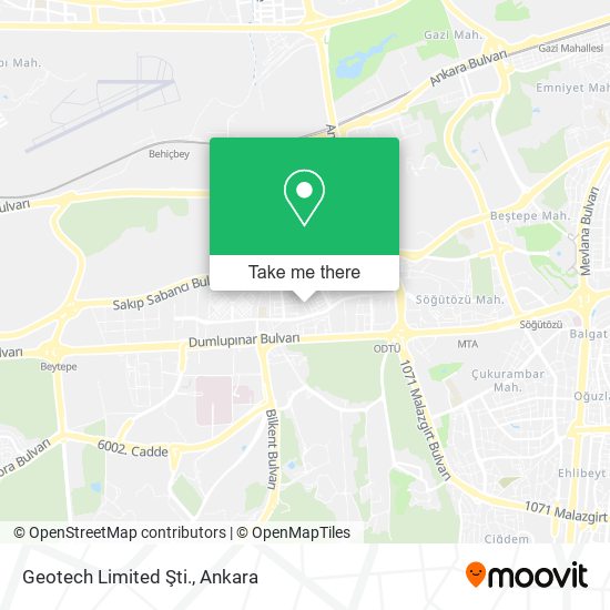 Geotech Limited Şti. map