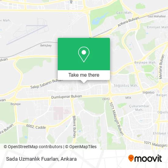 Sada Uzmanlık Fuarları map