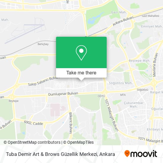 Tuba Demir Art & Brows Güzellik Merkezi map