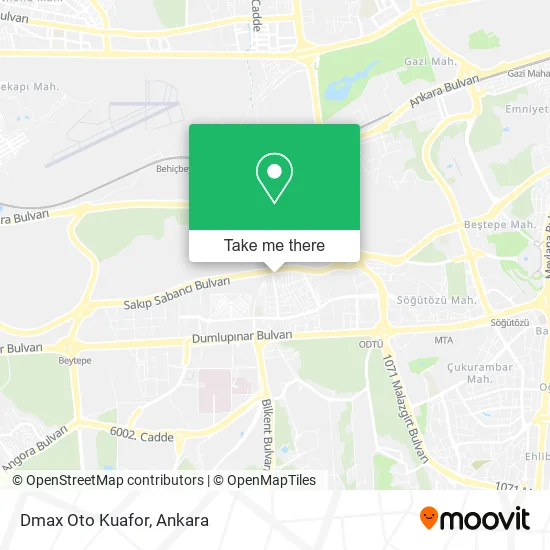 Dmax Oto Kuafor map