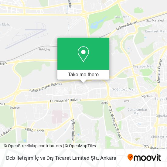Dcb İletişim İç ve Dış Ticaret Limited Şti. map