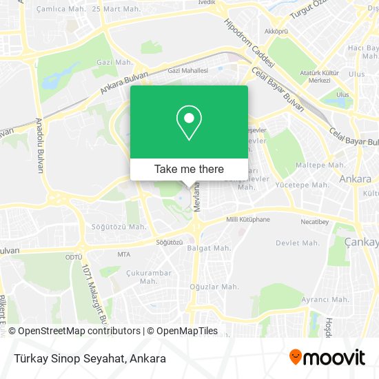 Türkay Sinop Seyahat map