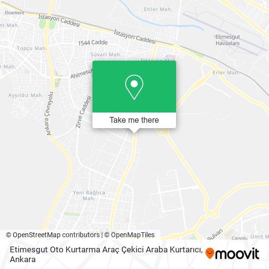 Etimesgut Oto Kurtarma Araç Çekici Araba Kurtarıcı map